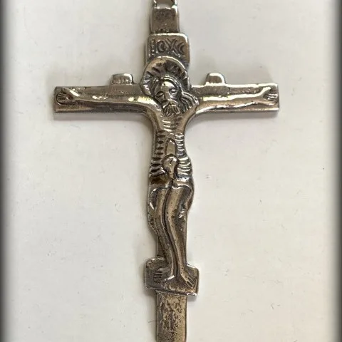 Crucifijo de estilo gótico en Plata 925º