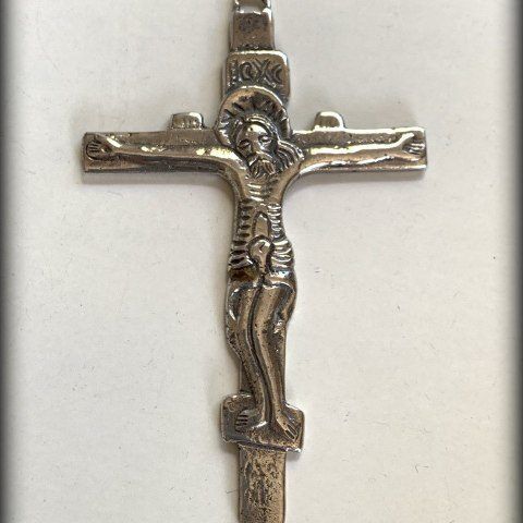 Crucifijo de estilo gótico en Plata 925º