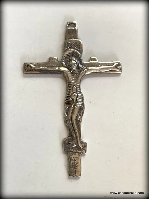 Crucifijo de estilo gótico en Plata 925º