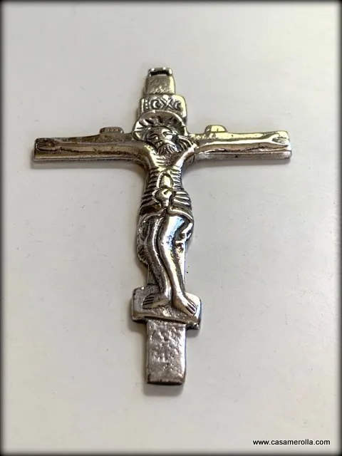 Crucifijo de estilo gótico en Plata 925º - Imagen 2