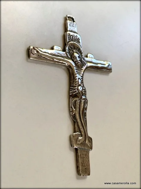 Crucifijo de estilo gótico en Plata 925º - Imagen 4
