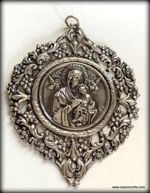 Medalla de cuna en Plata 925º