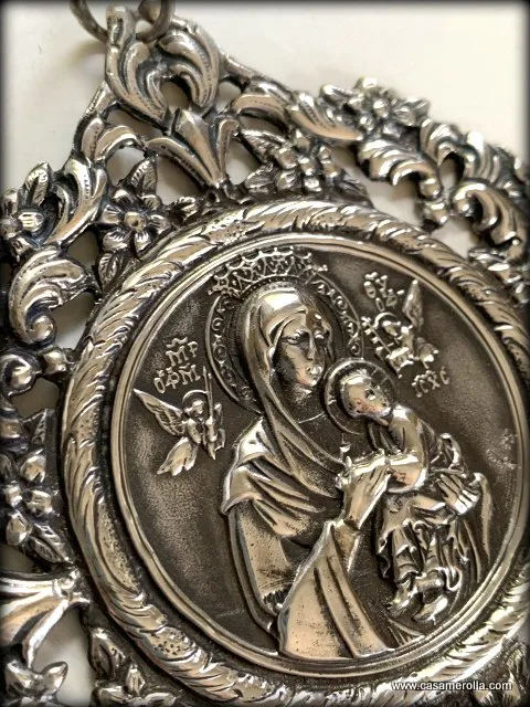 Medalla de cuna en Plata 925º - Imagen 4