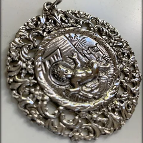 Medalla de cuna en Plata 925º