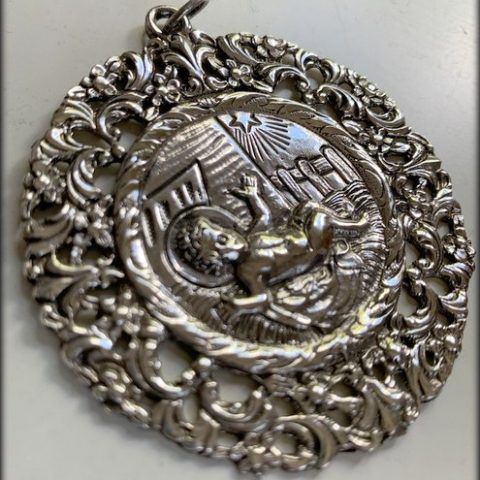 Medalla de cuna en Plata 925º