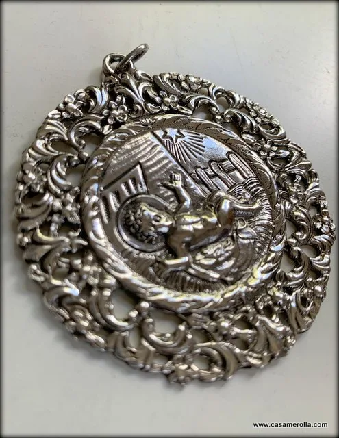 Medalla de cuna en Plata 925º