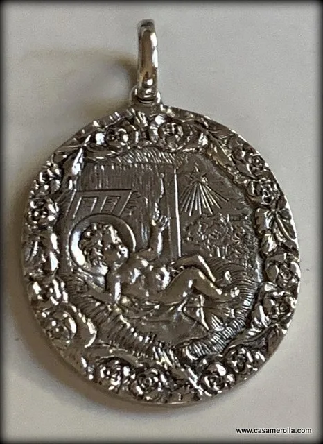Medalla de cuna en Plata 925º