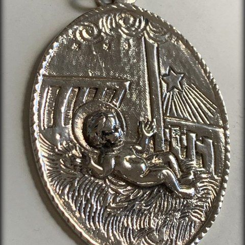 Medalla de cuna de Plata 925º