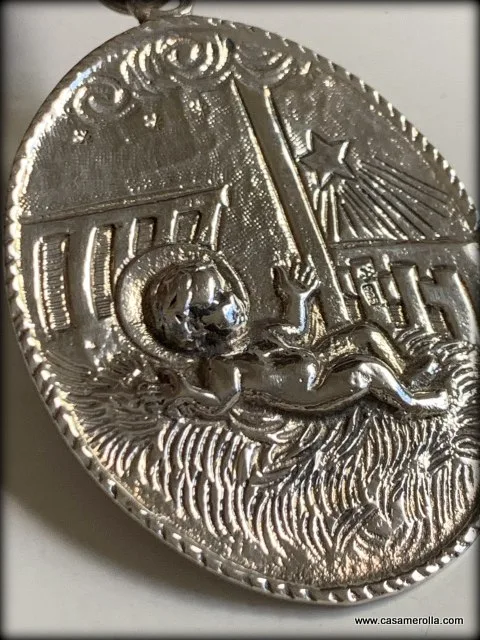 Medalla de cuna de Plata 925º - Imagen 2
