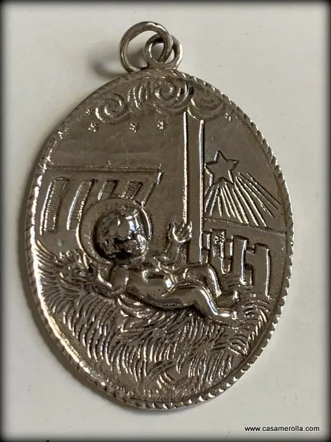 Medalla de cuna de Plata 925º - Imagen 3