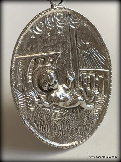 Medalla de cuna de Plata 925º - Imagen 4