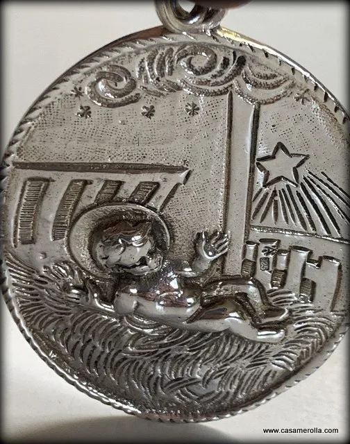 Medalla de cuna de Plata 925º - Imagen 7
