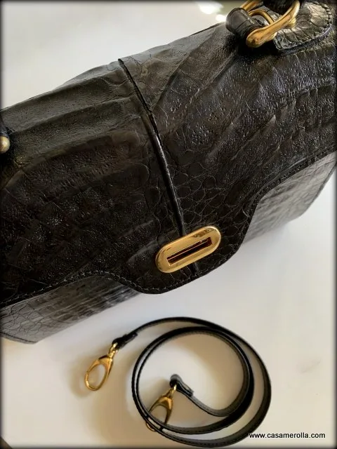 Bolso de autentica piel de cocodrilo - Imagen 2