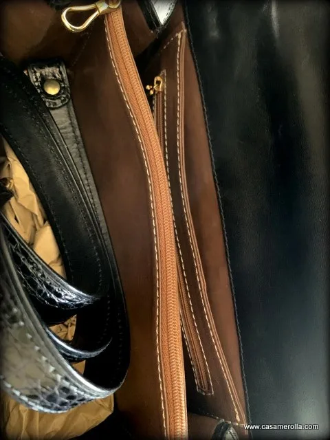 Bolso de autentica piel de cocodrilo - Imagen 7